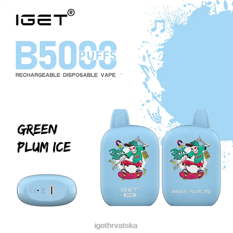 IGET Store b5000 2FJ6D311 zeleni led od šljive